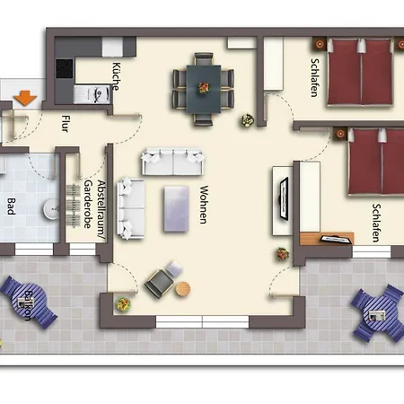 Brise Haus Maxim App 11 公寓 *